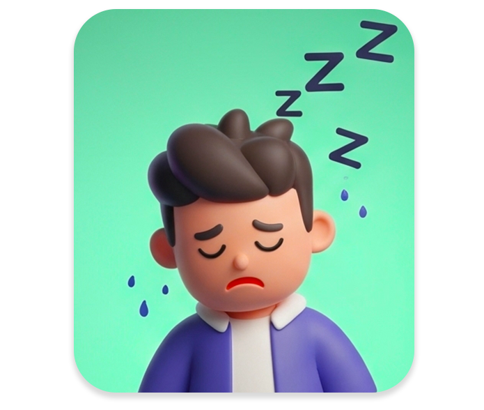 Fatigued Mood Icon | Rec: 250x250px PNG